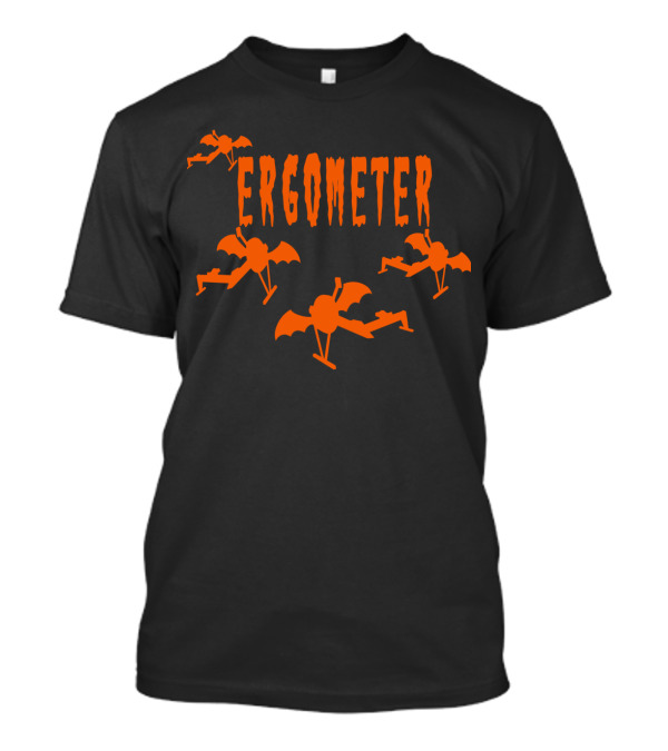 Ergometer Rowing Halloween Bats T-Shirt