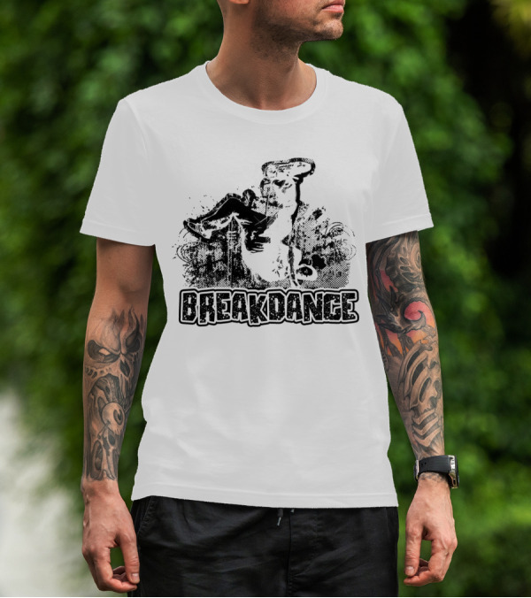Breakdance Freestyle Humor Stunt Energetic Performer T-Shirt