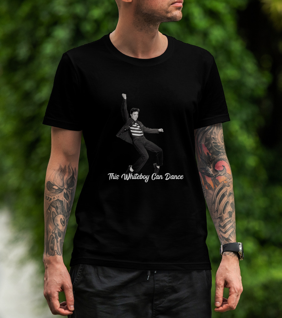Elvis-Inspired This Whiteboy Can Dance Retro T-Shirt