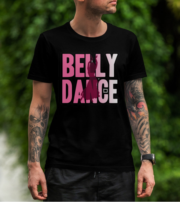 Belly Dance Silhouette In T-Shirt