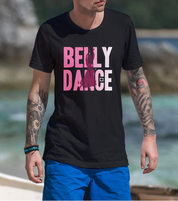 Belly Dance Silhouette In T-Shirt