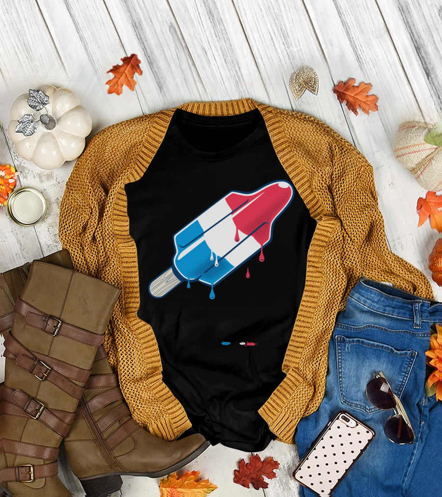 Rocket Pop Melting Ice Cream Drops T-Shirt