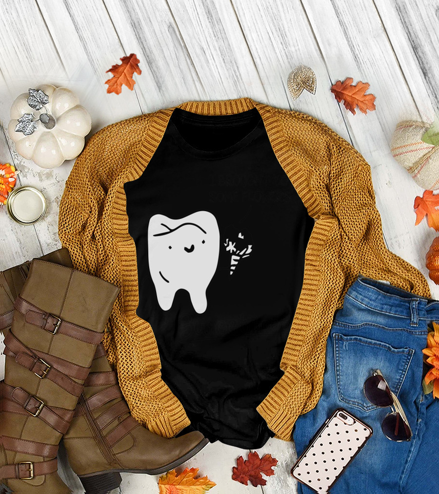 Sweet Tooth Holding Flowers I Brought You Some Flowers T-Shirt