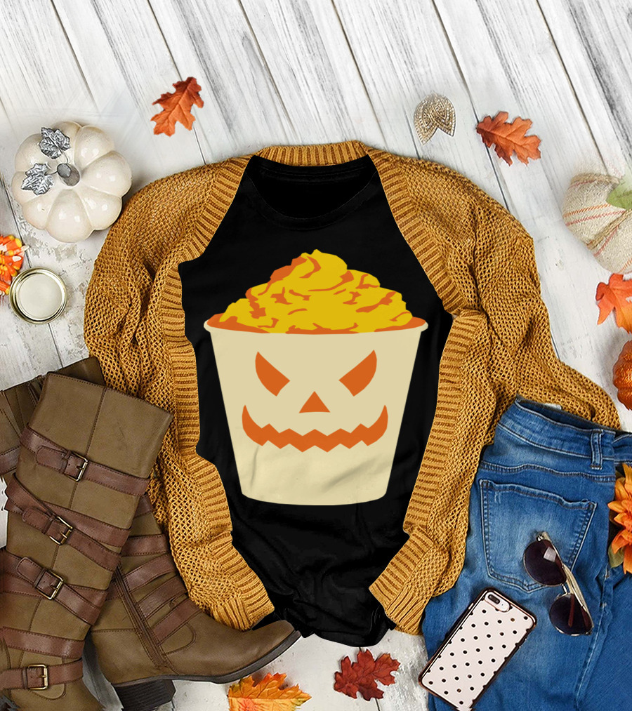 Pumpkin Spice Lattoween Jack-O'-Lantern Cup T-Shirt