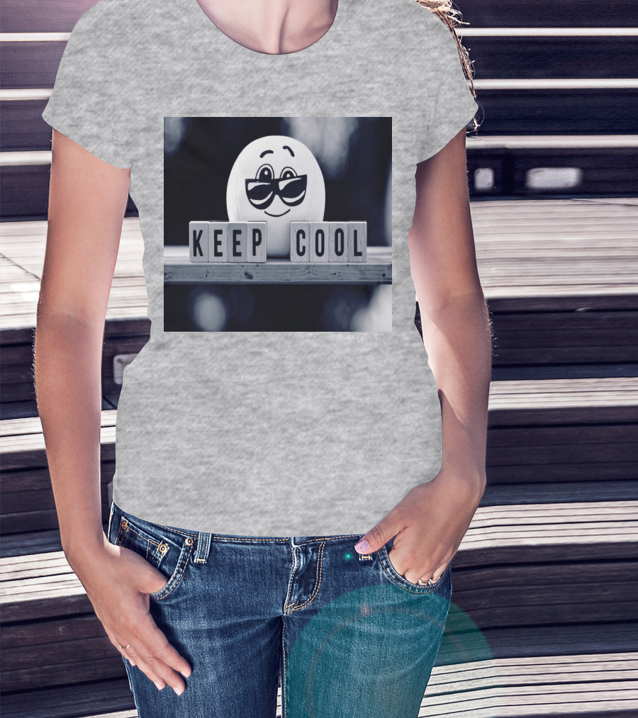Keep Cool Emoji With Sunglasses T-Shirt