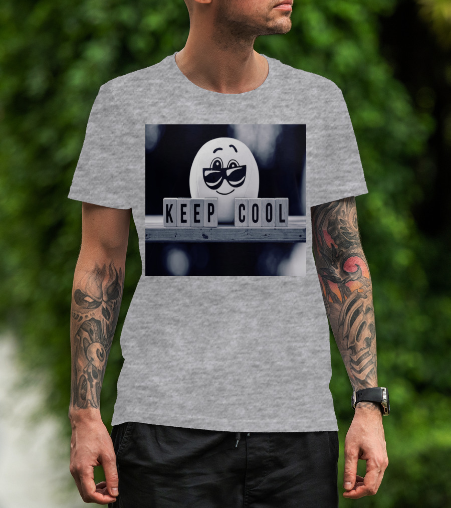 Keep Cool Emoji With Sunglasses T-Shirt