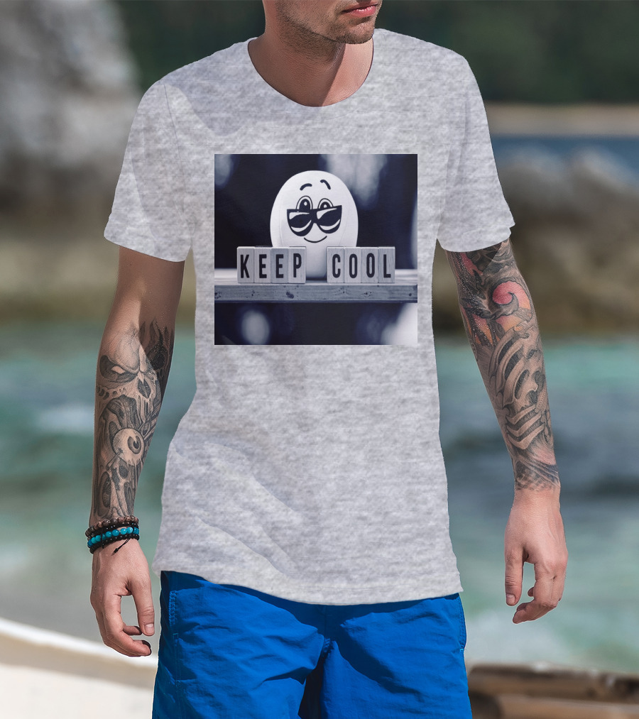 Keep Cool Emoji With Sunglasses T-Shirt