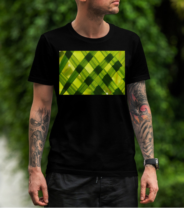 Green Reed Weaving T-Shirt