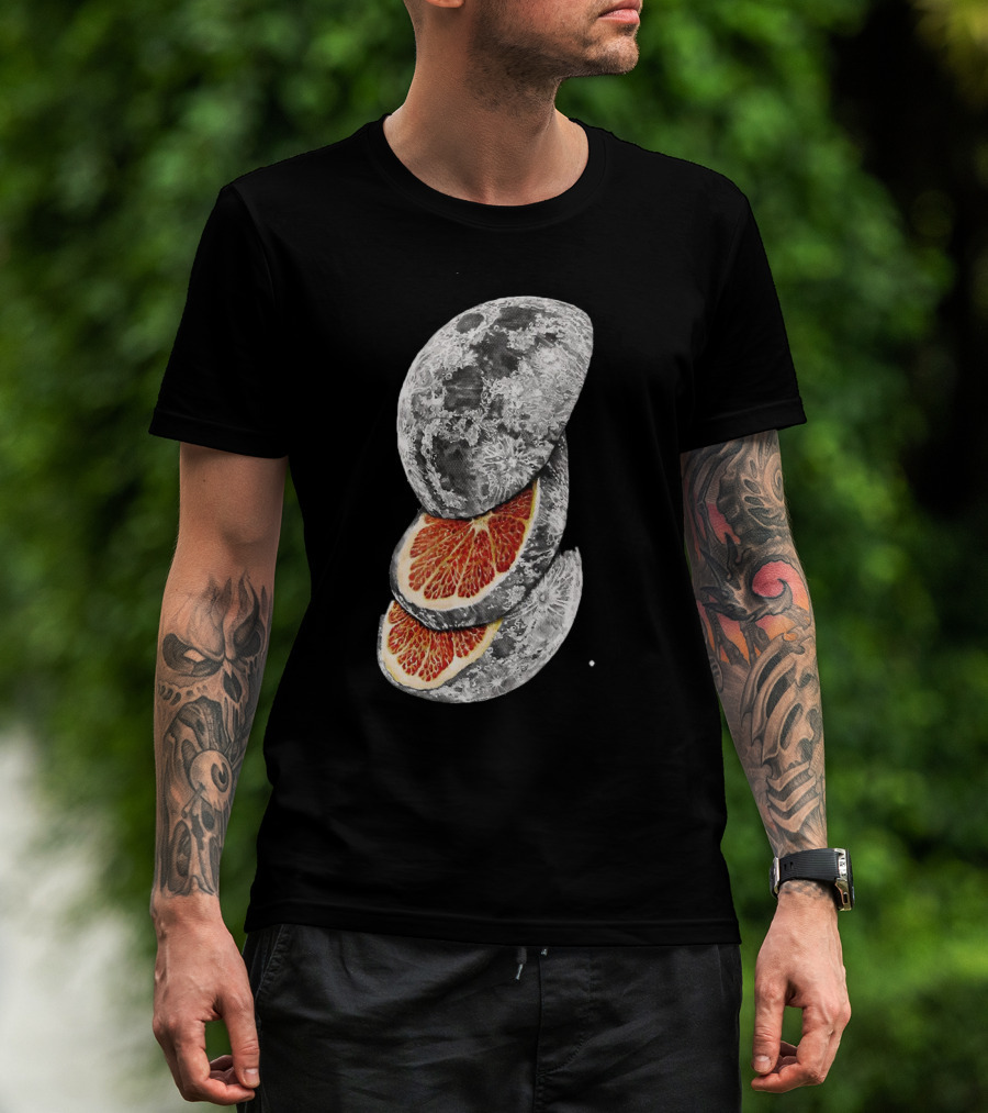 LEMON MOON Space Citrus Fusion With Blood Orange Layers T-Shirt