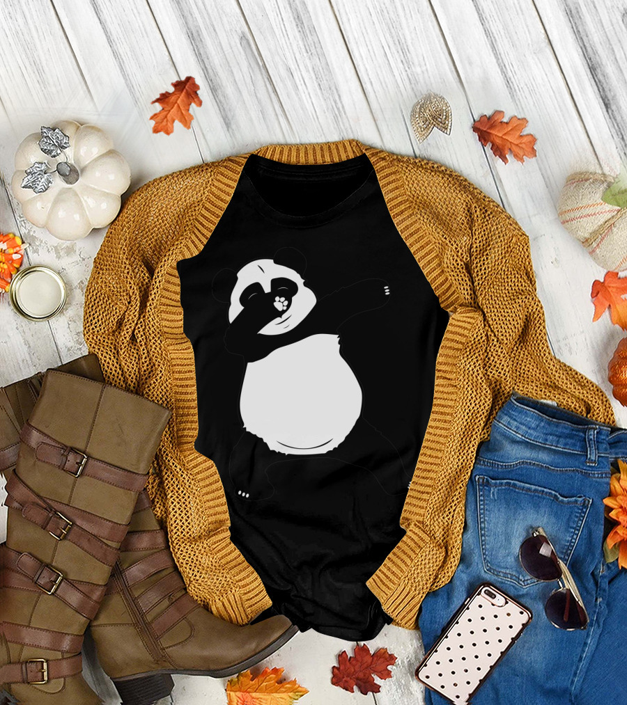 Dabbing Panda Dance Pose T-Shirt