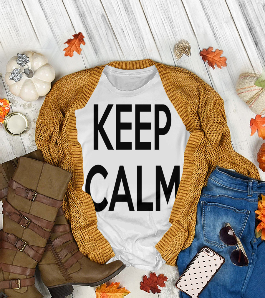 Keep Calm Minimalist T-Shirt