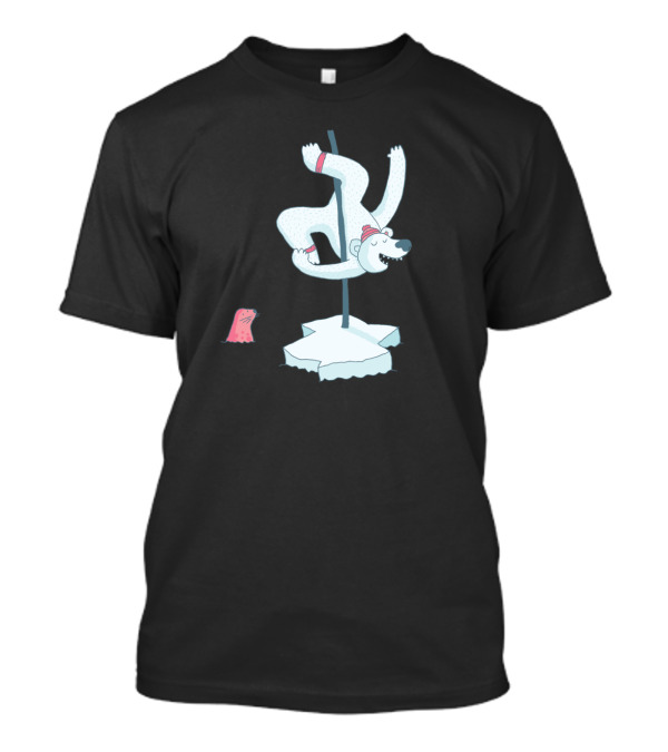 Polar Dance Bear On Iceberg With Seal Watching T-Shirt