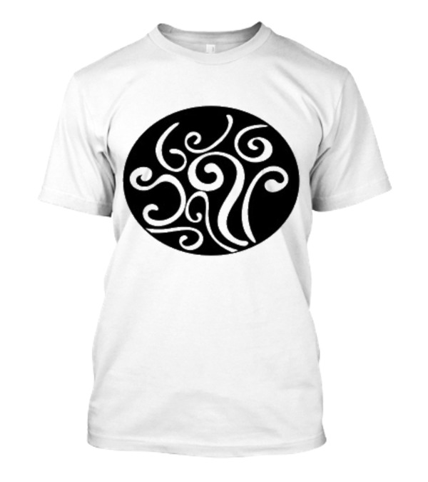 CIRCLE DANCE Swirling Abstract T-Shirt
