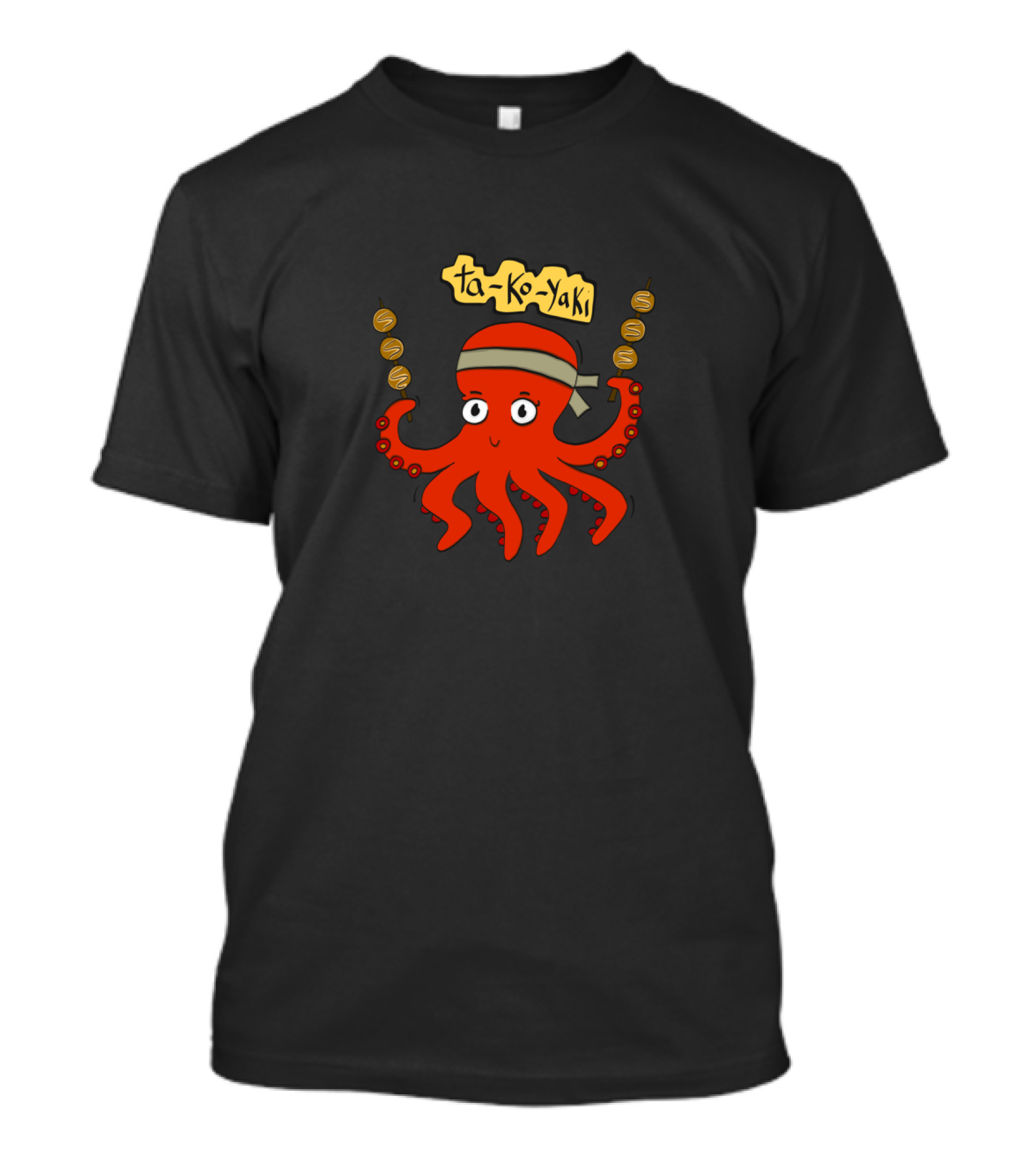 Takoyaki Dance Octopus With Skewered Snacks T-Shirt