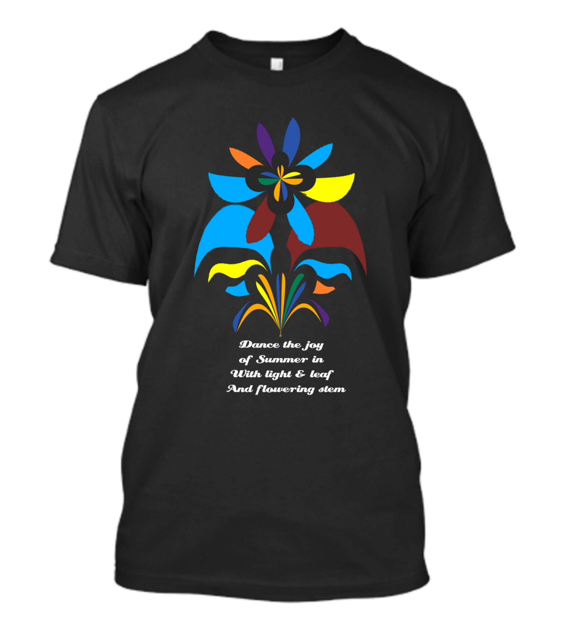 Dance The Joy Of Summer In With Light Leaf And Flowering Stem T-Shirt