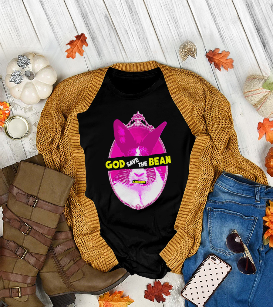 God Save the Bean KARROOTZ Pink Rabbit T-Shirt