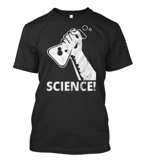 Science Laboratory Beaker Fist Icon T-Shirt