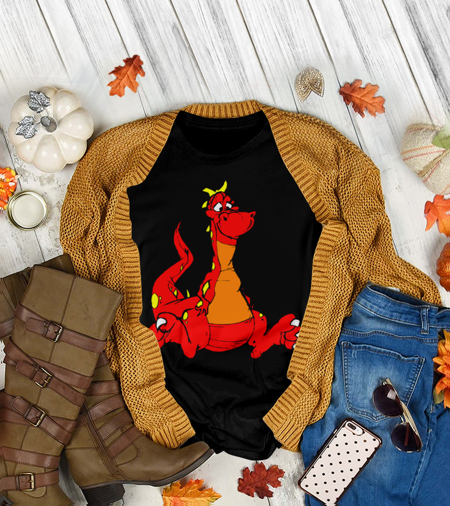 Drache Dragon Dinosaurier Cartoon Dinosaur T-Shirt