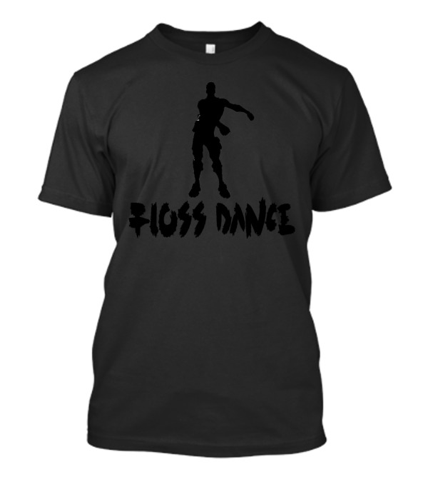 Floss Dance Silhouette In Dark Theme With Dynamic Text T-Shirt