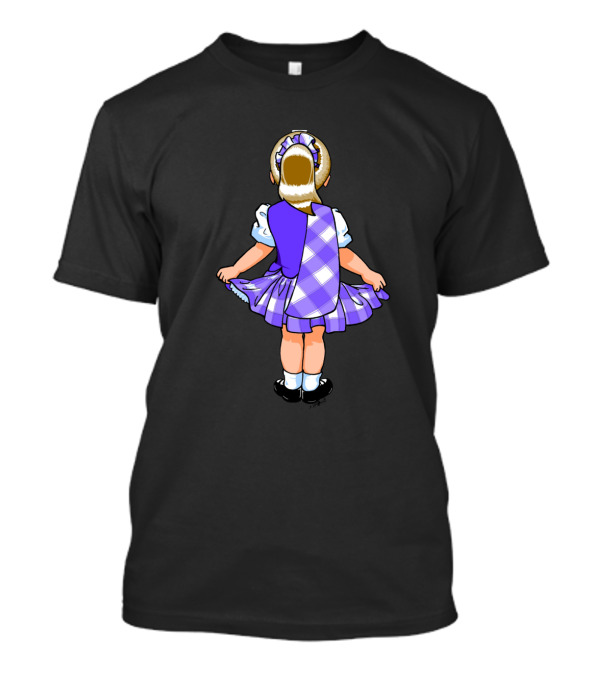 Plaid Dress Little Dancer Irish Step Dance T-Shirt