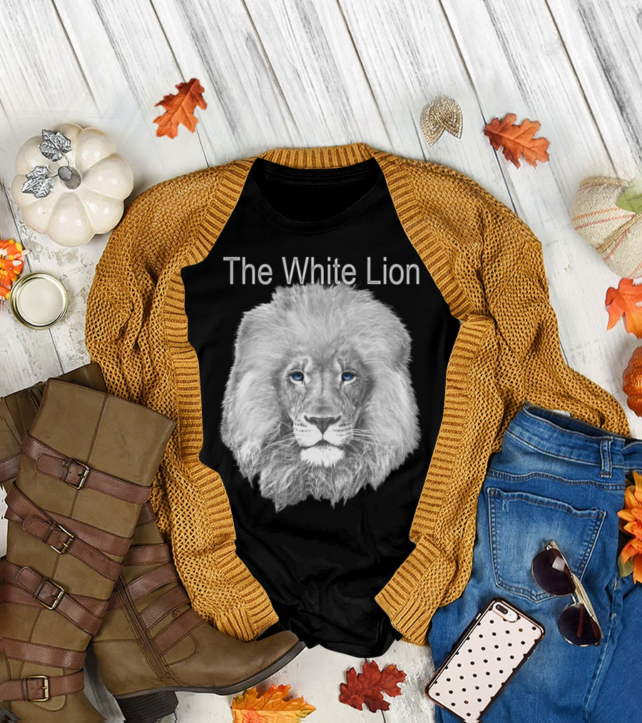 The White Lion Blue-Eyed T-Shirt