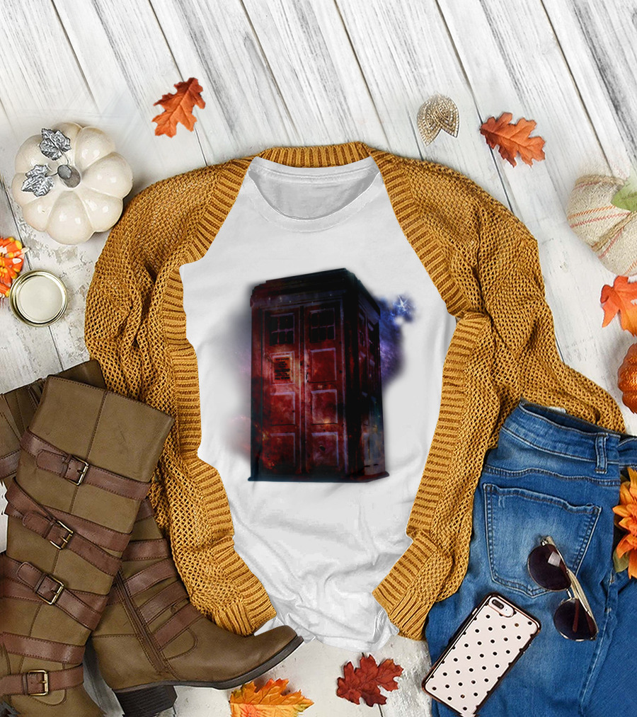 All of Time and Space TARDIS Cosmic Journey T-Shirt