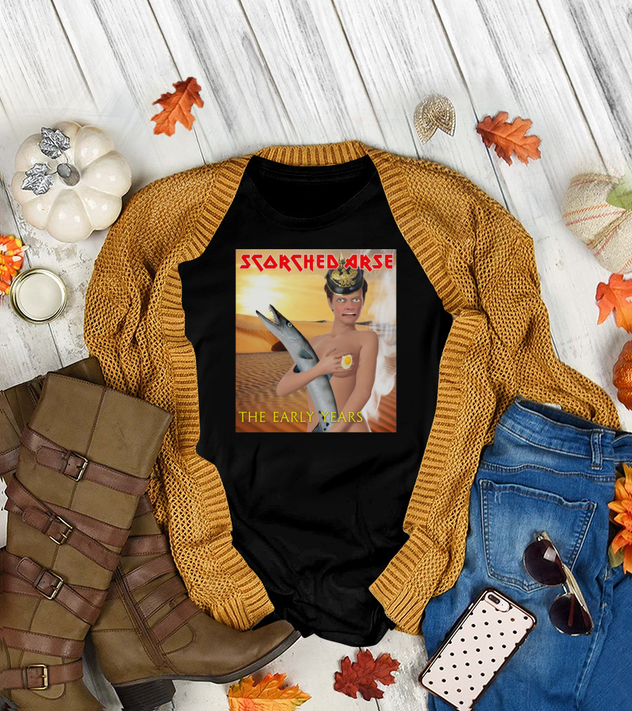 Scorched Arse Desert Adventure: The Early Years with Fish and Egg T-Shirt