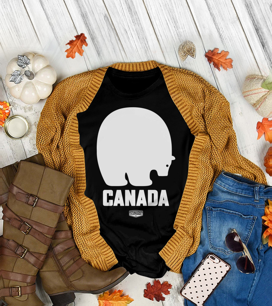 Canada Bear Dartmouth Clothing White T-Shirt