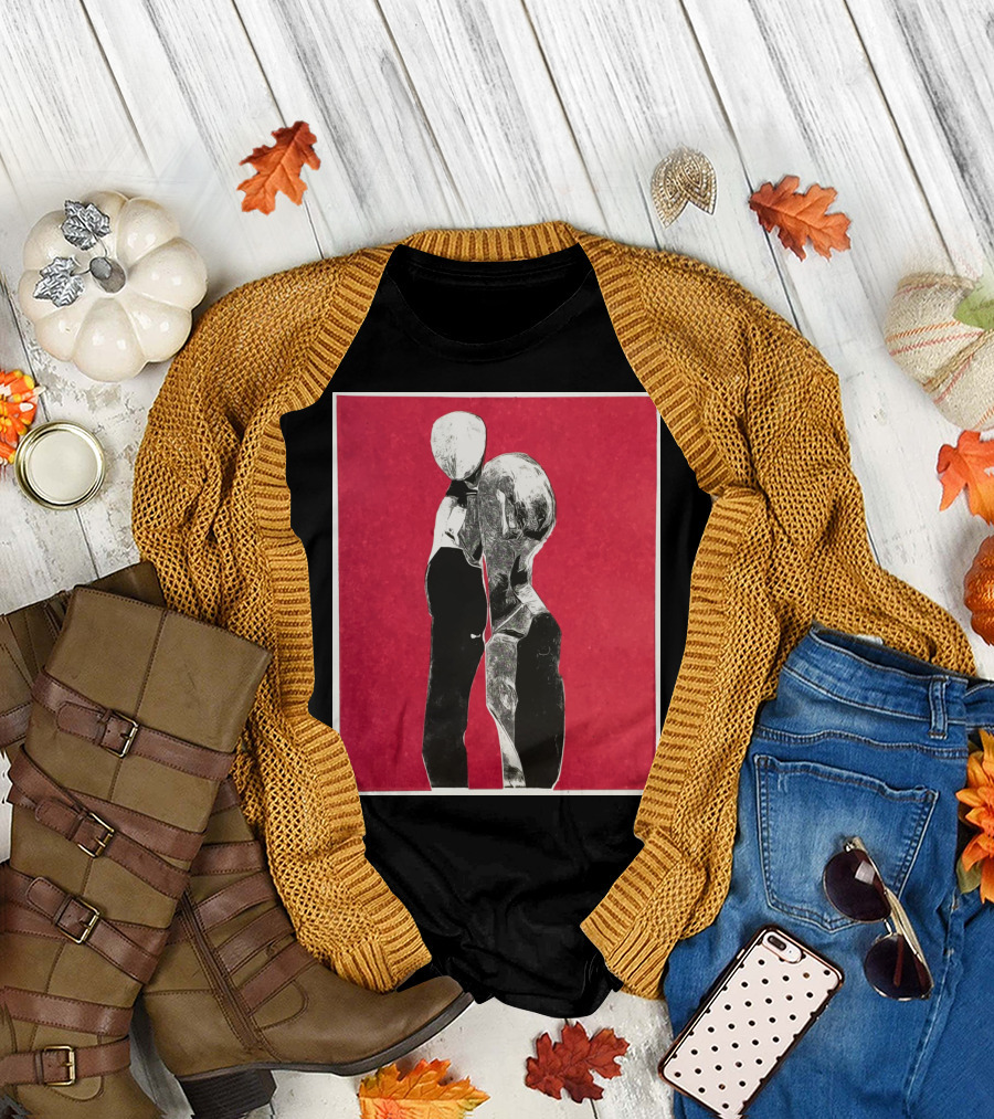 Dialogue Abstract Figures T-Shirt