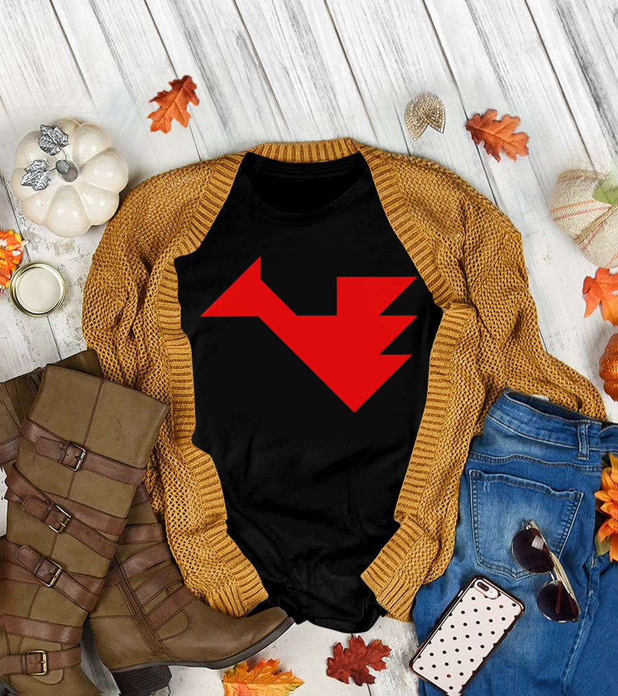 Red Dragon Tangram Puzzle T-Shirt