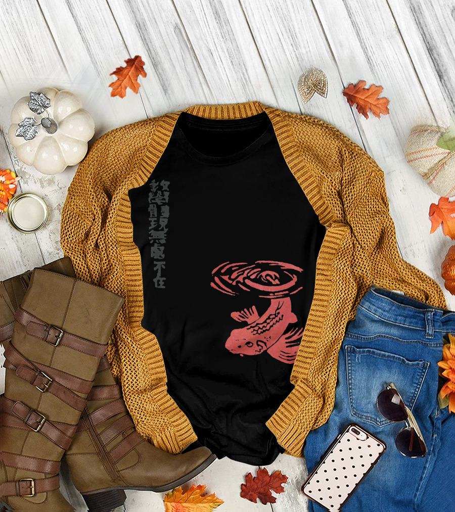 Teachings Manifesting Everywhere Zen Koi Symbolism T-Shirt