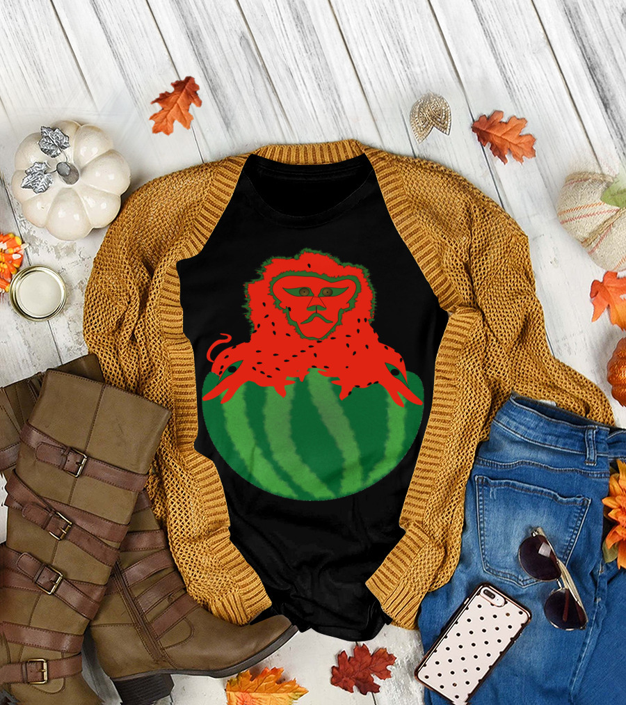 The Melon Watermelon Creature Mask T-Shirt