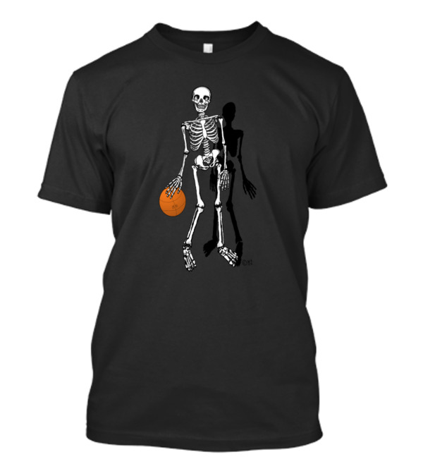 Skeleton Basketball Shadow Play T-Shirt