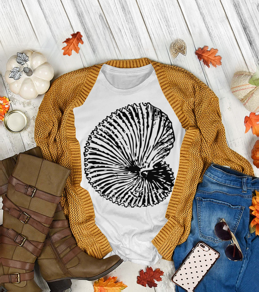 Argonaut Shell Black Nautilus T-Shirt