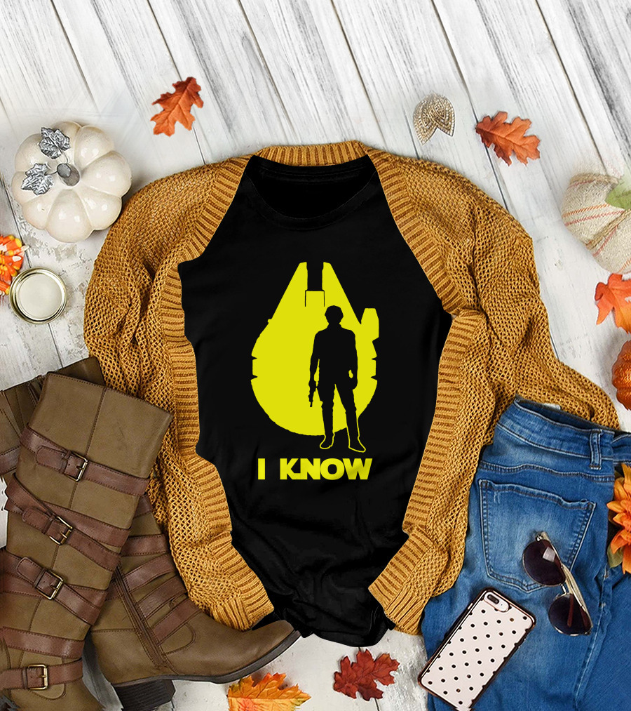 Starwar Couple I Know Millennium T-Shirt