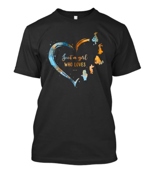 Just A Girl Who Loves Bears Heart T-Shirt