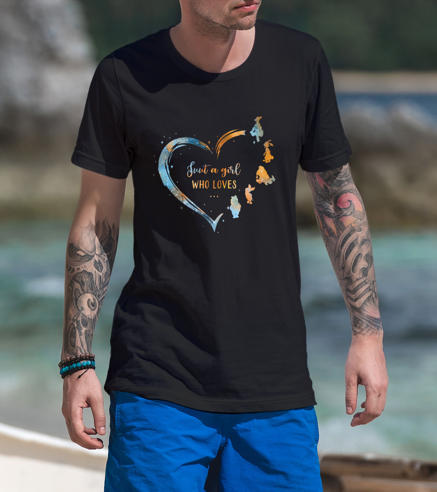 Just A Girl Who Loves Bears Heart T-Shirt