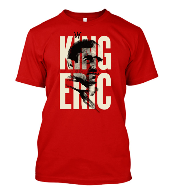 King Eric Legend Footballer Icon Red Majesty T-Shirt