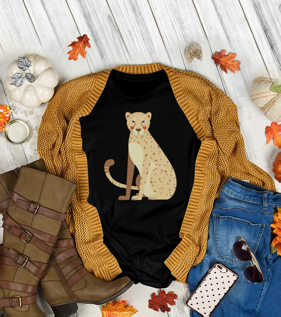 Cheetah African Wildlife T-Shirt
