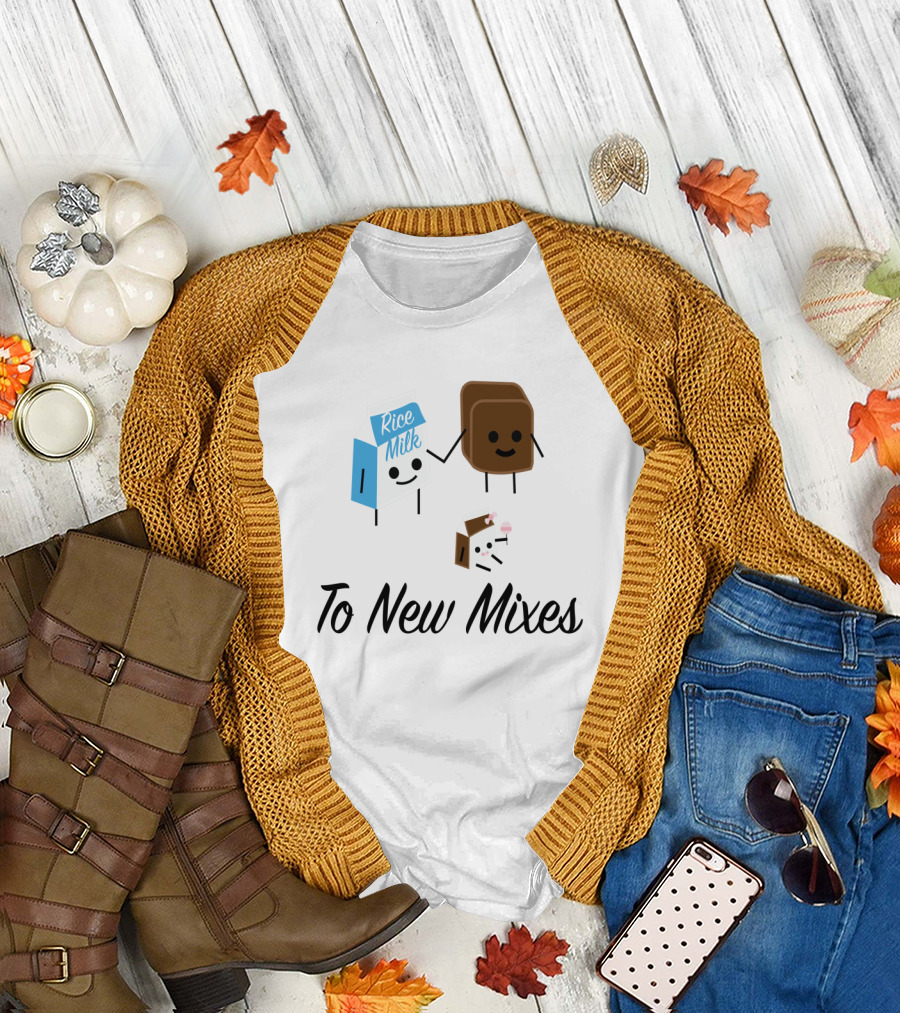 Rice Milk and Brownie Family to New Mixes Adventures T-Shirt