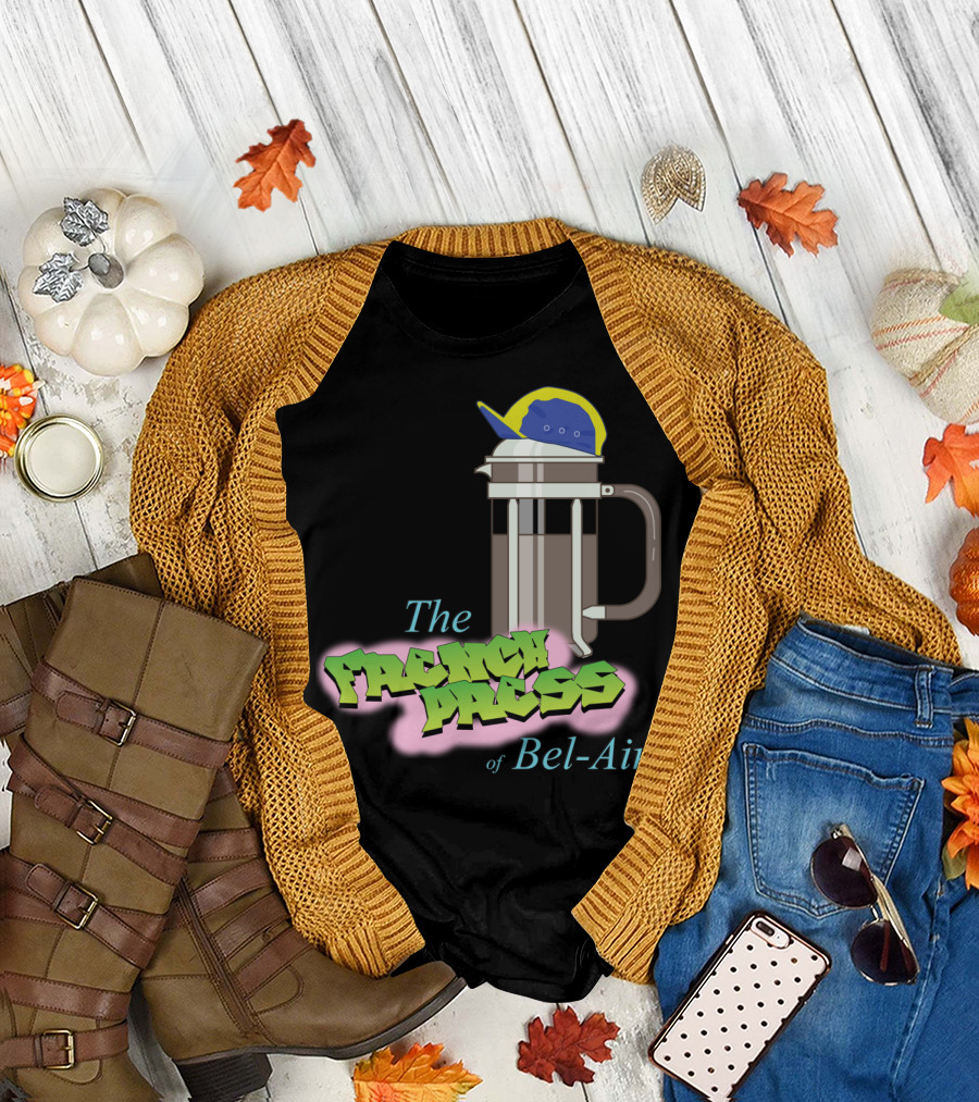 The Fresh Prince Style French Press of Bel-Air with Iconic Cap T-Shirt