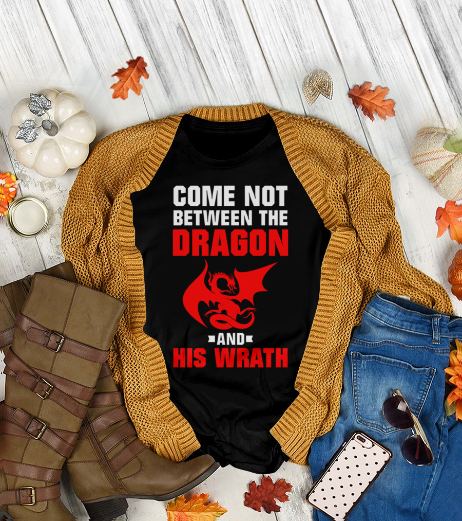 Come Not Between the Dragon and His Wrath Red Dragon Emblem T-Shirt