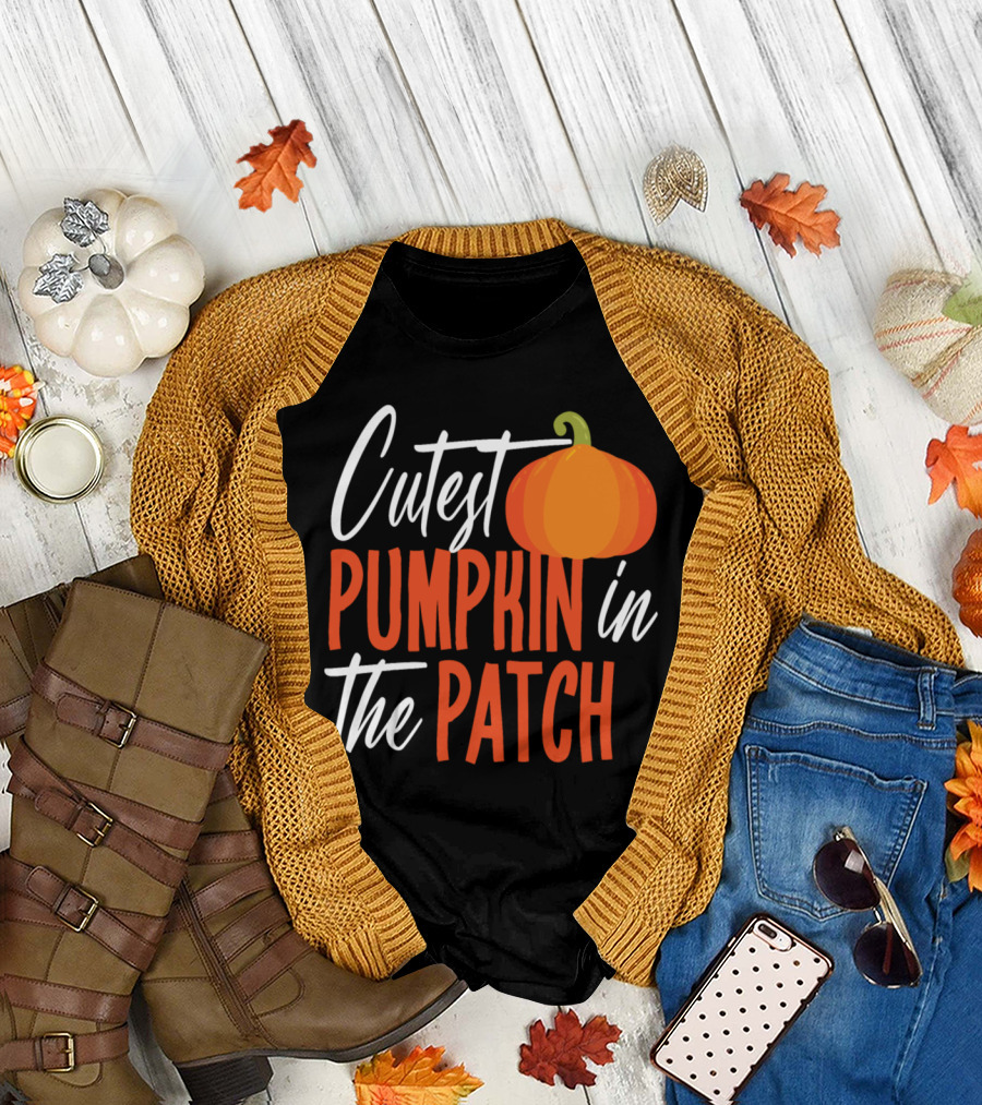 Cutest Pumpkin in the Patch Halloween Delight T-Shirt