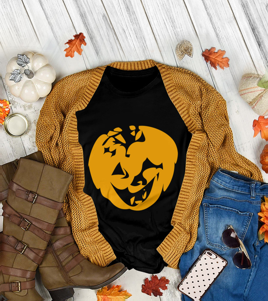 Hellween Pumpkin Face T-Shirt