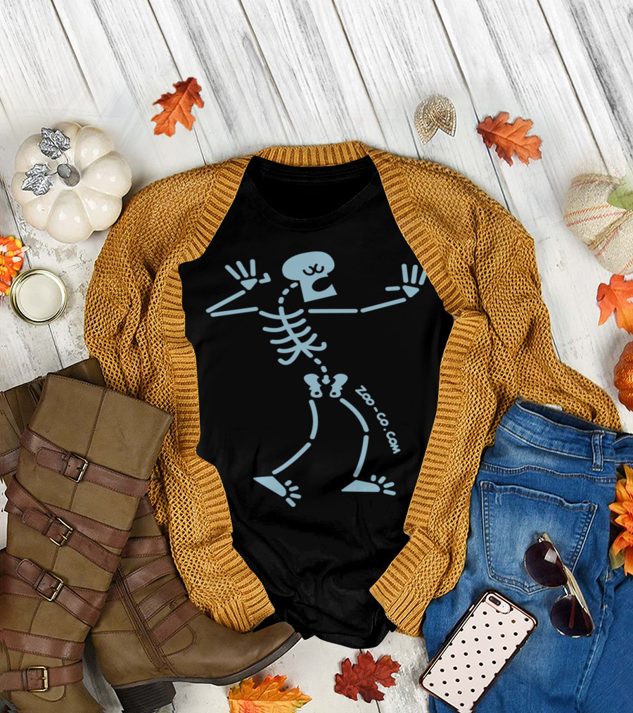 Singing Skeleton Zoo-Co.com Fun Skeleton Dance T-Shirt
