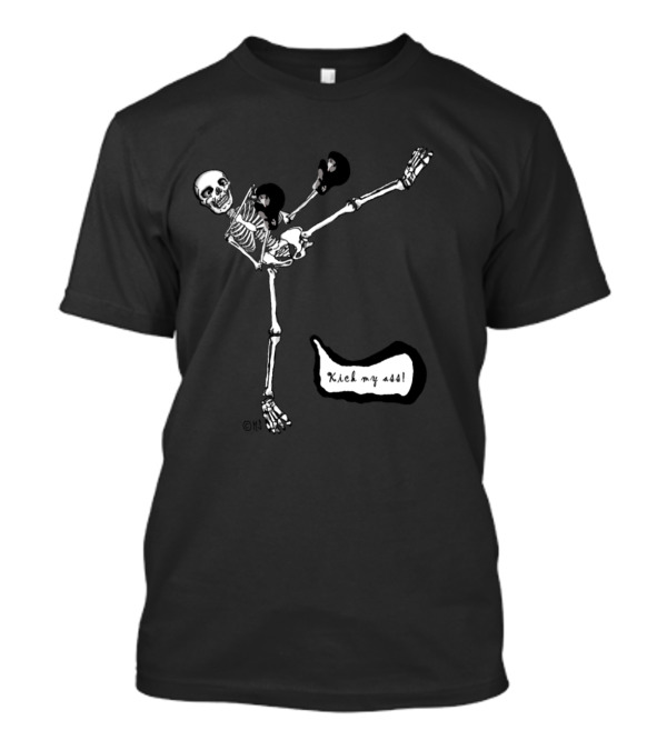 Skeleton Kickboxing Kick My Ass T-Shirt