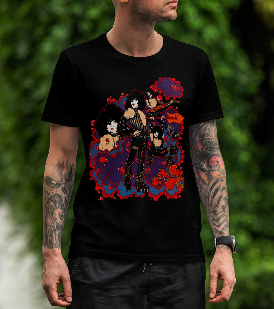 PS1 Solo Paul Stanley Kiss Retro Comic T-Shirt