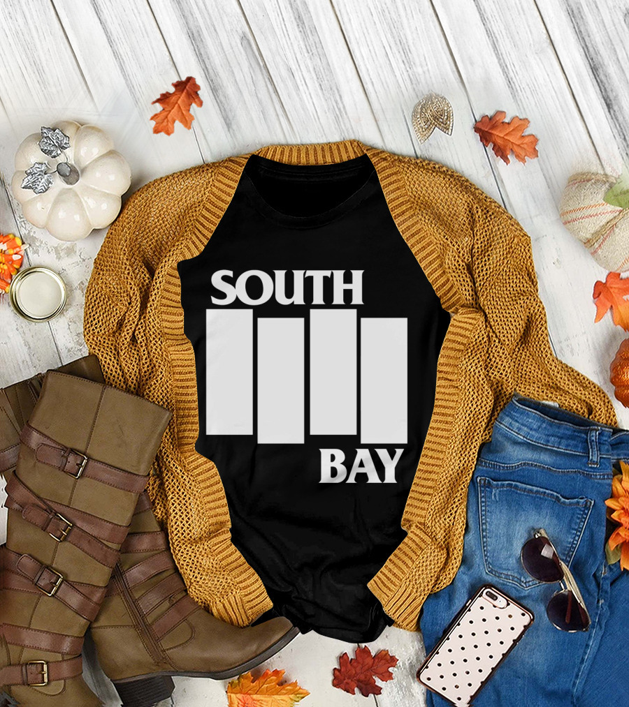 South Bay Punk Rock Bars Iconic Black Flag T-Shirt