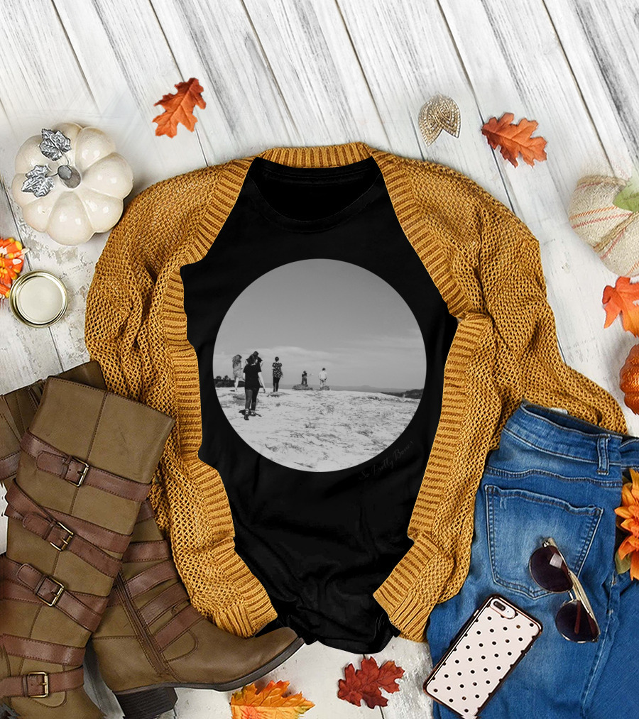 Saturday Afternoon Stroll on Scenic Remote Landscape T-Shirt