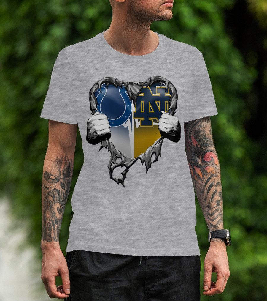 Colts Notre Dame Heart T-Shirt